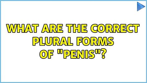 phallus plural|plural for penis.